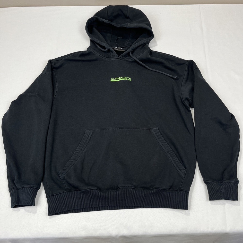 Alphalete Hoodie Adult Medium Red Pullover Gym Workout Training Embroidered Logo